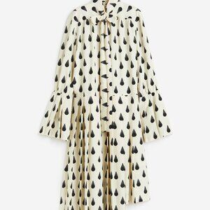 STUDIO AW 2023 Graphic-print pleated dress